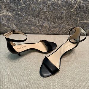 Nine West Black Elegant Ankle Strap Heels (Size 7.5M)